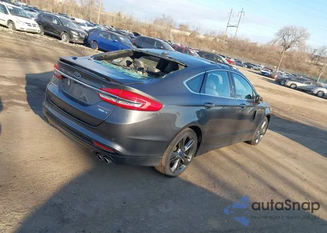 2017 Ford Fusion Sport из США, поврежденный, VIN 3FA6P0VPXHR249516